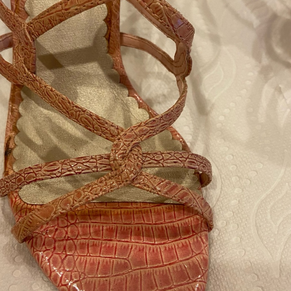 Fioni pink strappy heels